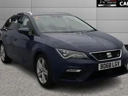 Blue Used 2018 Seat Leon ST FR Estate | £10,500 (Fair price)