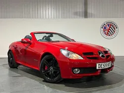 Mars red Used 2009 Mercedes SLK200 Cabriolet | £6,995 (A bit pricey)