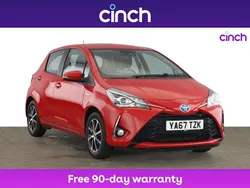 Red Used 2018 Toyota Yaris Hybrid Hatchback | £12,099 (Good price)
