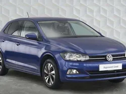 Blue Used 2021 VW Polo Match Hatchback | £12,675 (Fair price)