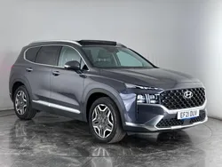 Blue Used 2021 Hyundai Santa Fe Ultimate SUV | £29,450