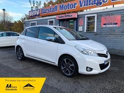 White Used 2013 Toyota Yaris Trend Hatchback | £5,495 (Fair price)