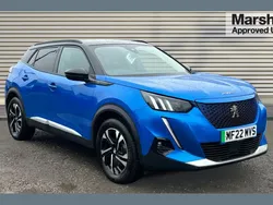 Blue Used 2022 Peugeot e-2008 GTi SUV | £14,144 (Fair price)
