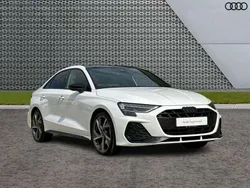White Used 2024 Audi A3 Black Edition Sedan | £32,795