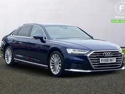 Blue Used 2018 Audi A8 S-Line Sedan | £23,799 (Good price)