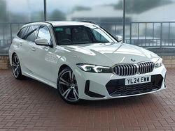 White Used 2024 BMW 320 M Sport Estate | £31,698 (Fair price)
