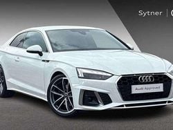 White Used 2022 Audi A5 S-Line Coupe | £24,750 (Good price)