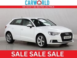 White Used 2019 Audi A3 Sportback Sport Hatchback | £10,700 (Good price)