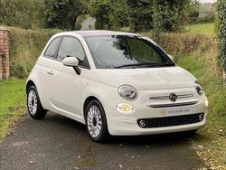 White Used 2021 Fiat 500 Lounge Hatchback | £7,995