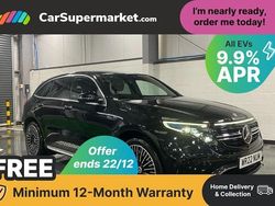 Black Used 2022 Mercedes EQC400 AMG Line Premium SUV | £23,697 (Fair price)