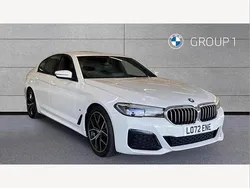 White Used 2022 BMW 520 M Sport Sedan | £29,950 (Fair price)