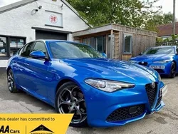 Blue Used 2018 Alfa Romeo Giulia Veloce Sedan | £19,500 (Fair price)