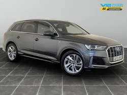 Grey Used 2022 Audi Q7 S-Line SUV | £34,995 (Good price)
