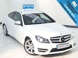 White Used 2014 Mercedes C220 Sport Edition Coupe | £6,295 (Super price)