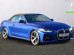 Blue Used 2021 BMW 420 Comfort Edition Cabriolet | £28,199 (Good price)