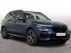 Blue Used 2021 BMW X5 M Sport SUV | £46,000 (Fair price)