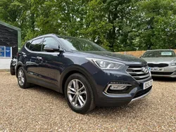 Blue Used 2016 Hyundai Santa Fe Premium SE SUV | £9,995 (Fair price)