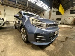 Blue Used 2016 Kia Rio 3 Hatchback | £6,495 (Fair price)
