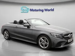 Grey Used 2022 Mercedes C200 AMG line Cabriolet | £23,600 (A bit pricey)