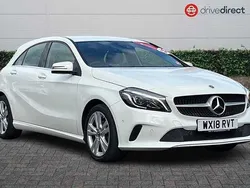 White Used 2018 Mercedes A180 Premium Hatchback | £14,399 (Fair price)