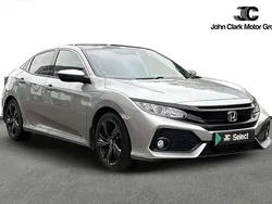 Silver Used 2017 Honda Civic EX Hatchback | £12,600 (Fair price)