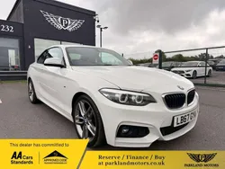 White Used 2017 BMW 218 M Sport Coupe | £9,595 (Fair price)