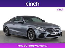 Grey Used 2018 Mercedes C200 AMG line Coupe | £14,649 (Fair price)