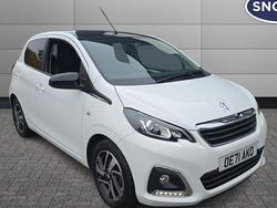 White Used 2021 Peugeot 108 Allure Hatchback | £8,259 (Fair price)