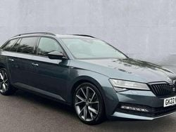 Quartz grey metallic Used 2022 Skoda Superb SportlinePlus Estate | £27,190 (A bit pricey)