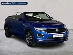 Blue Used 2021 VW T-Roc Cabriolet R-line Cabriolet | £19,274 (Fair price)