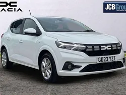 White Used 2023 Dacia Sandero Expression Hatchback | £11,295 (Fair price)