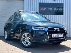 Black Used 2015 Audi Q3 S-Line SUV | £7,990 (A bit pricey)