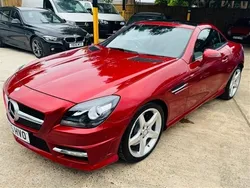Red Used 2015 Mercedes SLK300 AMG Cabriolet | £14,995