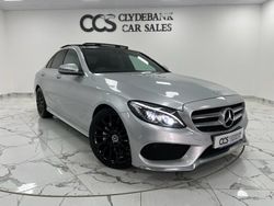 Silver Used 2016 Mercedes C220 AMG line Sedan | £13,750 (A bit pricey)