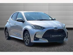 Silver Used 2023 Toyota Yaris Hybrid Design Hatchback | £16,995 (Fair price)