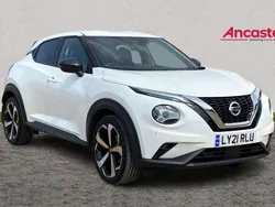 White Used 2021 Nissan Juke Tekna SUV | £14,375 (Fair price)