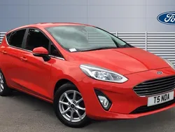 Red Used 2018 Ford Fiesta Zetec Hatchback | £7,257 (Fair price)