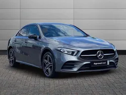 Mountain grey Used 2022 Mercedes A250 AMG Line Premium Sedan | £19,795 (Fair price)