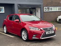 Red Used 2018 Lexus CT200h Luxury Line Hatchback | £13,495 (Fair price)