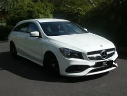 White Used 2018 Mercedes CLA180 AMG line Sedan | £14,495 (Fair price)