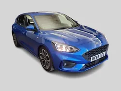 Blue Used 2019 Ford Focus ST-Line X Hatchback | £12,974 (Fair price)