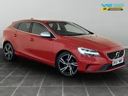 Red Used 2017 Volvo V40 R-Design Pro Estate | £9,495 (Fair price)