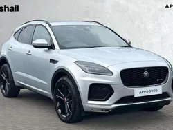 Metallic hakuba silver Used 2021 Jaguar E-Pace R-Dynamic SUV | £24,515 (Fair price)