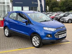 Blue Used 2016 Ford Ecosport Zetec SUV | £5,495 (Fair price)