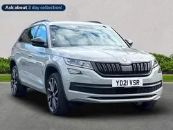 Meteor grey Used 2021 Skoda Kodiaq SportLine SUV | £29,274 (A bit pricey)