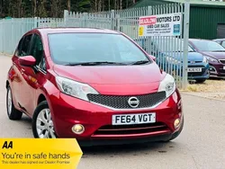 Red Used 2014 Nissan Note Acenta MPV | £3,495 (Good price)
