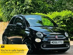 Black Used 2017 Fiat 500 S Hatchback | £5,790 (Fair price)