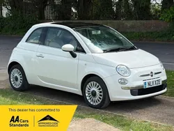 White Used 2011 Fiat 500 Lounge Hatchback | £3,495 (A bit pricey)