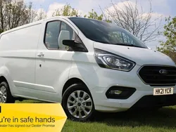 White Used 2021 Ford Transit Custom Limited Van | £15,790 (Fair price)