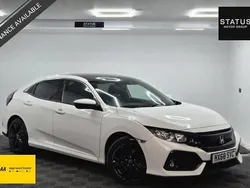 White Used 2018 Honda Civic EX Hatchback | £9,995 (Fair price)